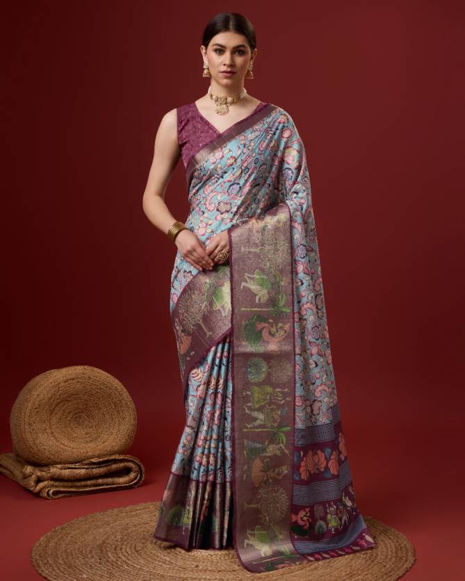 Vantara Vol 4 By Bunawat Cotton Silk Printed Designer Sarees Wholesale Shop In Surat
